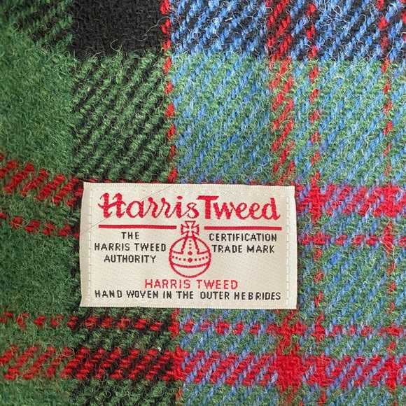 Harris Tweed Wool Drawstring Knitting Bag - Picture 4 of 9